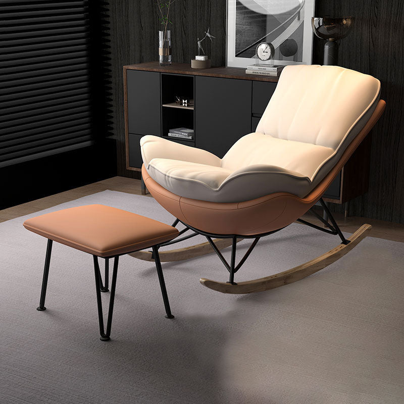 Salon simple chaise à rocker moderne chaise de rocker simple étanche