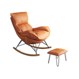 Chaise à bascule contemporaine coton coton rembourré de chaise à bascule de bébé résistant à la déchirure tuftée