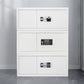 Contemporary File Cabinet Metal Frame Fire-Resistant Lateral File Cabinet with Lock Clearhalo 'Filing Cabinets' 'filling_cabinets' 'furn' 'furn_filling_cabinets' 'Furniture' 'Office Furniture' 6597530