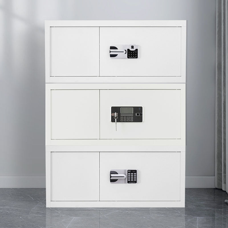 Contemporary File Cabinet Metal Frame Fire-Resistant Lateral File Cabinet with Lock Clearhalo 'Filing Cabinets' 'filling_cabinets' 'furn' 'furn_filling_cabinets' 'Furniture' 'Office Furniture' 6597530