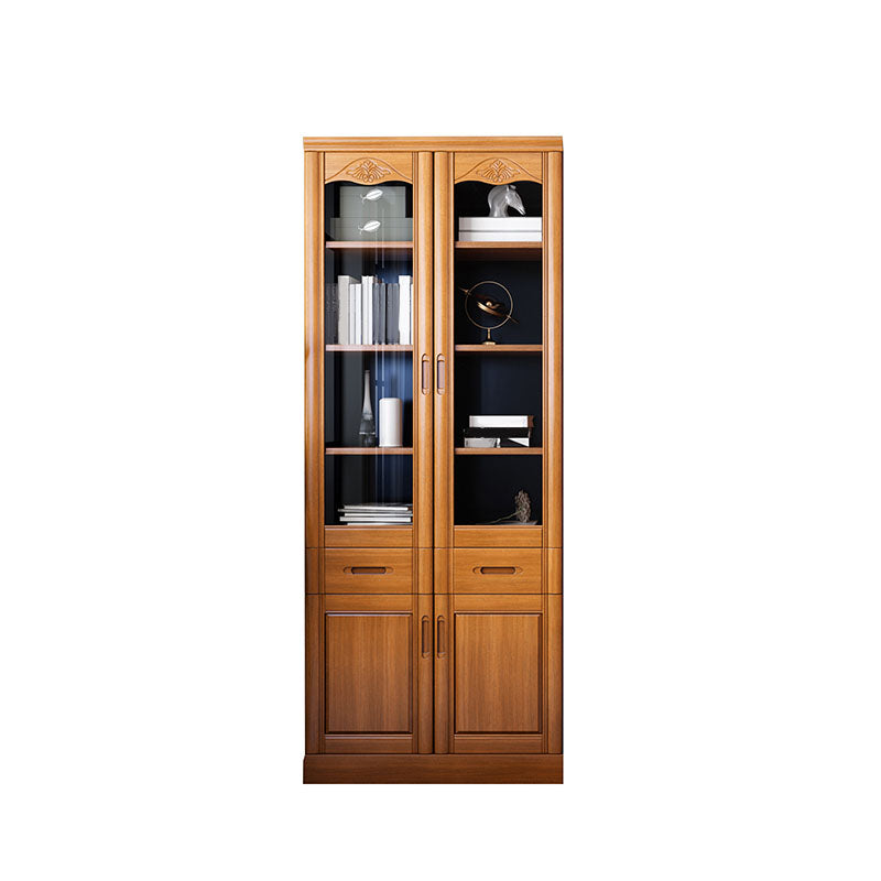 Traditional File Cabinet Wooden Vertical File Cabinet with Shelves Wood Clearhalo 'Filing Cabinets' 'filling_cabinets' 'furn' 'furn_filling_cabinets' 'Furniture' 'Office Furniture' 6597543