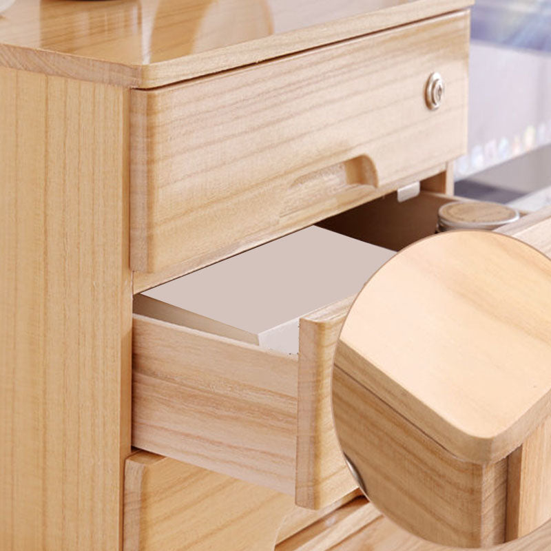 Gabinete industrial Cajones de bloqueo de madera sólida Archivo