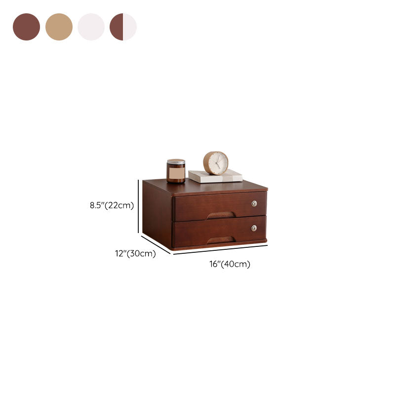 Gabinete industrial Cajones de bloqueo de madera sólida Archivo