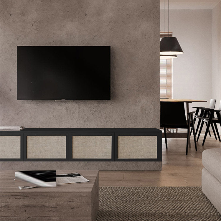 Scandinavian TV Media Stand Wooden TV Console for Living Room Clearhalo 'furn' 'furn_tv_stands_entertainment_centers' 'Furniture' 'Living Room Furniture' 'TV Stands & Entertainment Centers' 'TV Stands & Media Storage Furniture' 'tv_stands_entertainment_centers' 6598076