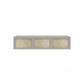 Scandinavian TV Media Stand Wooden TV Console for Living Room 53.9"L x 13.8"W x 11.8"H Cream Gray Clearhalo 'furn' 'furn_tv_stands_entertainment_centers' 'Furniture' 'Living Room Furniture' 'TV Stands & Entertainment Centers' 'TV Stands & Media Storage Furniture' 'tv_stands_entertainment_centers' 6598078
