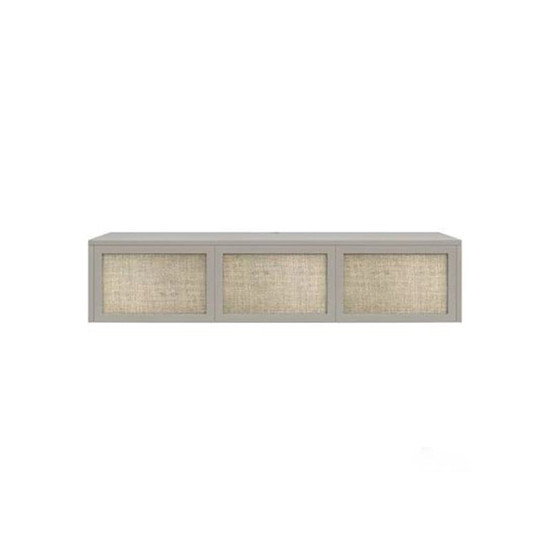 Scandinavian TV Media Stand Wooden TV Console for Living Room 53.9"L x 13.8"W x 11.8"H Cream Gray Clearhalo 'furn' 'furn_tv_stands_entertainment_centers' 'Furniture' 'Living Room Furniture' 'TV Stands & Entertainment Centers' 'TV Stands & Media Storage Furniture' 'tv_stands_entertainment_centers' 6598078