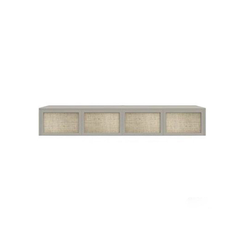 Scandinavian TV Media Stand Wooden TV Console for Living Room 71.3"L x 13.8"W x 11.8"H Cream Gray Clearhalo 'furn' 'furn_tv_stands_entertainment_centers' 'Furniture' 'Living Room Furniture' 'TV Stands & Entertainment Centers' 'TV Stands & Media Storage Furniture' 'tv_stands_entertainment_centers' 6598079