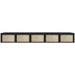 Scandinavian Wood TV Stand Console Wall-mounted TV Media Stand for Living Room 88.6"L x 13.8"W x 11.8"H Black Clearhalo 'furn' 'furn_tv_stands_entertainment_centers' 'Furniture' 'Living Room Furniture' 'TV Stands & Entertainment Centers' 'TV Stands & Media Storage Furniture' 'tv_stands_entertainment_centers' 6598108