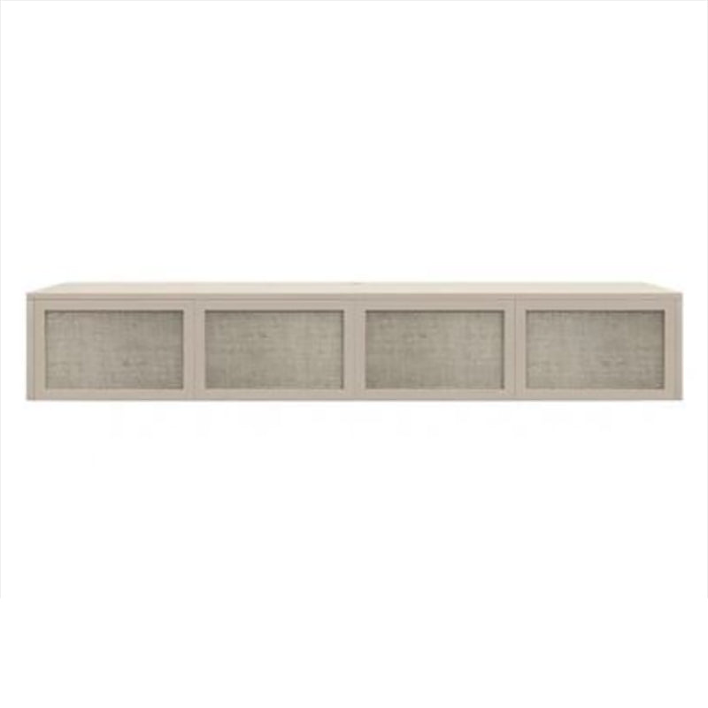 Scandinavian Wood TV Stand Console Wall-mounted TV Media Stand for Living Room 71.3"L x 13.8"W x 11.8"H Beige Clearhalo 'furn' 'furn_tv_stands_entertainment_centers' 'Furniture' 'Living Room Furniture' 'TV Stands & Entertainment Centers' 'TV Stands & Media Storage Furniture' 'tv_stands_entertainment_centers' 6598112