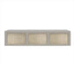 Scandinavian Wood TV Stand Console Wall-mounted TV Media Stand for Living Room 53.9"L x 13.8"W x 11.8"H Grey Clearhalo 'furn' 'furn_tv_stands_entertainment_centers' 'Furniture' 'Living Room Furniture' 'TV Stands & Entertainment Centers' 'TV Stands & Media Storage Furniture' 'tv_stands_entertainment_centers' 6598115
