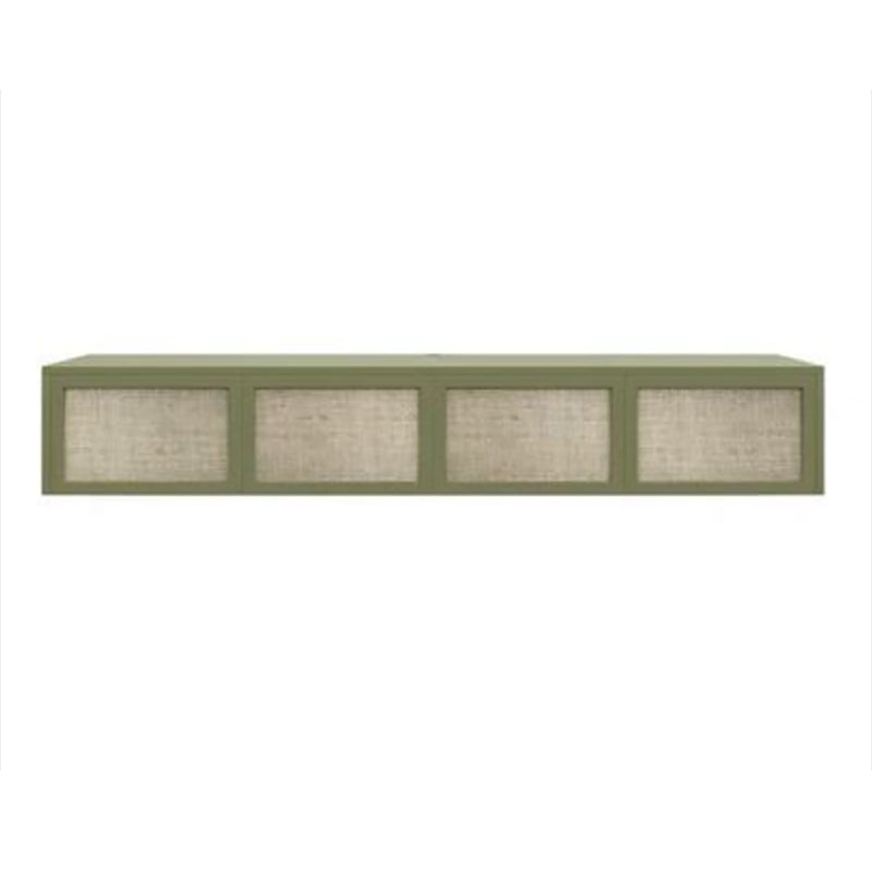 Scandinavian Wood TV Stand Console Wall-mounted TV Media Stand for Living Room 71.3"L x 13.8"W x 11.8"H Green Clearhalo 'furn' 'furn_tv_stands_entertainment_centers' 'Furniture' 'Living Room Furniture' 'TV Stands & Entertainment Centers' 'TV Stands & Media Storage Furniture' 'tv_stands_entertainment_centers' 6598124