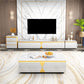 Enclosed Storage TV Media Console Glam TV Stand for Living Room Clearhalo 'furn' 'furn_tv_stands_entertainment_centers' 'Furniture' 'Living Room Furniture' 'TV Stands & Entertainment Centers' 'TV Stands & Media Storage Furniture' 'tv_stands_entertainment_centers' 6598161