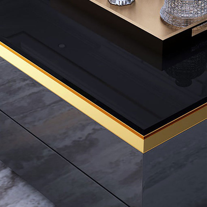 Enclosed Storage TV Media Console Glam TV Stand for Living Room Clearhalo 'furn' 'furn_tv_stands_entertainment_centers' 'Furniture' 'Living Room Furniture' 'TV Stands & Entertainment Centers' 'TV Stands & Media Storage Furniture' 'tv_stands_entertainment_centers' 6598168