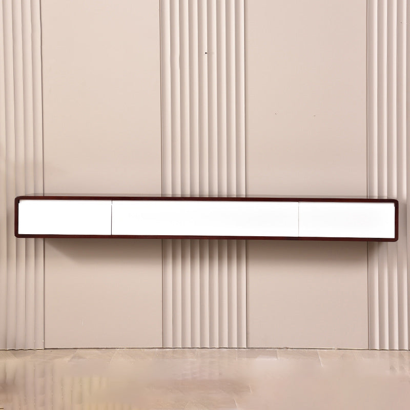 Scandinavian Wood TV Console Wall-mounted TV Media Stand with Storage for Living Room Black-White Clearhalo 'furn' 'furn_tv_stands_entertainment_centers' 'Furniture' 'Living Room Furniture' 'TV Stands & Entertainment Centers' 'TV Stands & Media Storage Furniture' 'tv_stands_entertainment_centers' 6598195