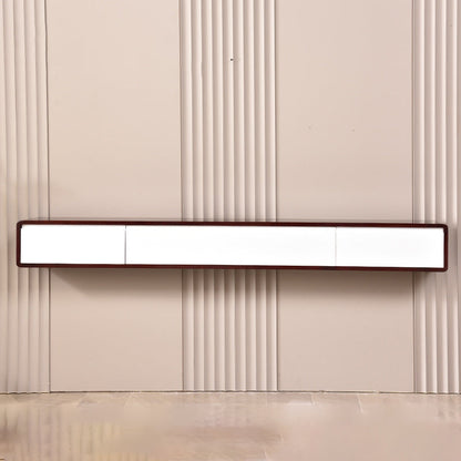 Scandinavian Wood TV Console Wall-mounted TV Media Stand with Storage for Living Room Black-White Clearhalo 'furn' 'furn_tv_stands_entertainment_centers' 'Furniture' 'Living Room Furniture' 'TV Stands & Entertainment Centers' 'TV Stands & Media Storage Furniture' 'tv_stands_entertainment_centers' 6598195