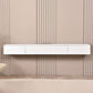Scandinavian Wood TV Console Wall-mounted TV Media Stand with Storage for Living Room White Clearhalo 'furn' 'furn_tv_stands_entertainment_centers' 'Furniture' 'Living Room Furniture' 'TV Stands & Entertainment Centers' 'TV Stands & Media Storage Furniture' 'tv_stands_entertainment_centers' 6598197