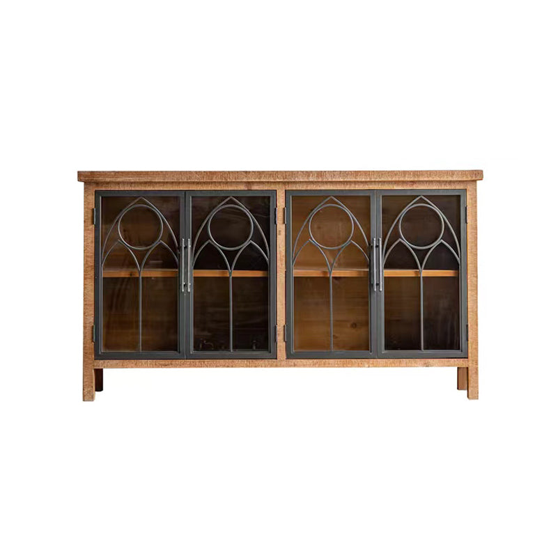 Traditional Display Stand Solid Wood Hutch Cabinet with Doors for Dining Room https: res.litfad.com site img item 2022 11 01 6598323 1200x1200.jpg Clearhalo 'Display & China Cabinets' 'display_china_cabinets' 'furn' 'furn_display_china_cabinets' 'Furniture' 'Kitchen & Dining Furniture' 6598323