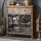 Traditional Display Stand Solid Wood Hutch Cabinet with Doors for Dining Room Clearhalo 'Display & China Cabinets' 'display_china_cabinets' 'furn' 'furn_display_china_cabinets' 'Furniture' 'Kitchen & Dining Furniture' 6598324