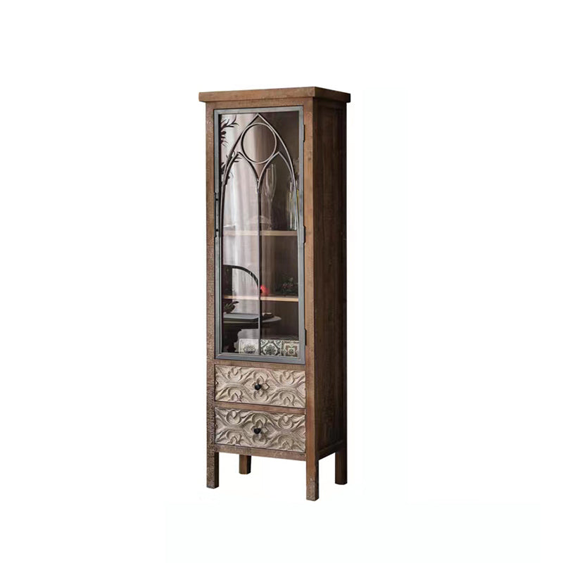Traditional Display Stand Solid Wood Hutch Cabinet with Doors for Dining Room https: res.litfad.com site img item 2022 11 09 6598330 1200x1200.jpg Clearhalo 'Display & China Cabinets' 'display_china_cabinets' 'furn' 'furn_display_china_cabinets' 'Furniture' 'Kitchen & Dining Furniture' 6598330
