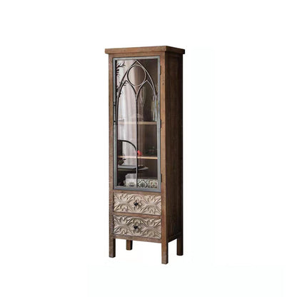 Traditional Display Stand Solid Wood Hutch Cabinet with Doors for Dining Room https: res.litfad.com site img item 2022 11 09 6598330 1200x1200.jpg Clearhalo 'Display & China Cabinets' 'display_china_cabinets' 'furn' 'furn_display_china_cabinets' 'Furniture' 'Kitchen & Dining Furniture' 6598330