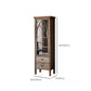 Traditional Display Stand Solid Wood Hutch Cabinet with Doors for Dining Room Clearhalo 'Display & China Cabinets' 'display_china_cabinets' 'furn' 'furn_display_china_cabinets' 'Furniture' 'Kitchen & Dining Furniture' 6598343