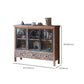 Traditional Display Stand Solid Wood Hutch Cabinet with Doors for Dining Room Clearhalo 'Display & China Cabinets' 'display_china_cabinets' 'furn' 'furn_display_china_cabinets' 'Furniture' 'Kitchen & Dining Furniture' 6598345