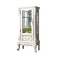 Traditional Curio Cabinet Birch Hutch Cabinet with Doors for Living Room 20"L x 14"W x 44"H White Clearhalo 'Display & China Cabinets' 'display_china_cabinets' 'furn' 'furn_display_china_cabinets' 'Furniture' 'Kitchen & Dining Furniture' 6598349