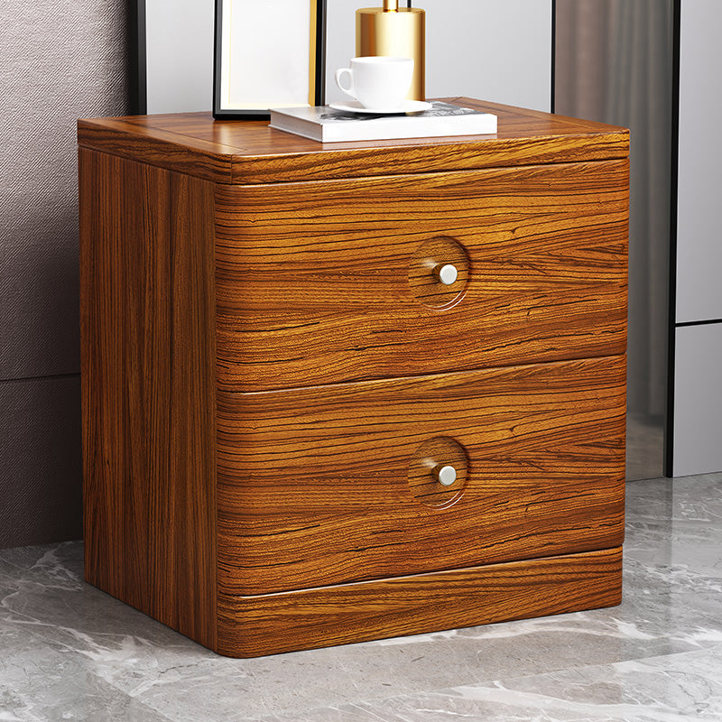 Modern Accent Table Nightstand Solid Wood Nightstand for Bedroom 20"L x 16.5"W x 20"H Round 1 Piece Clearhalo 'Bedroom Furniture' 'furn' 'furn_night_stand' 'Furniture' 'night_stand' 'Nightstands' 6598413