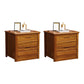 Modern Accent Table Nightstand Solid Wood Nightstand for Bedroom Square 2 Piece Set Clearhalo 'Bedroom Furniture' 'furn' 'furn_night_stand' 'Furniture' 'night_stand' 'Nightstands' 6598416