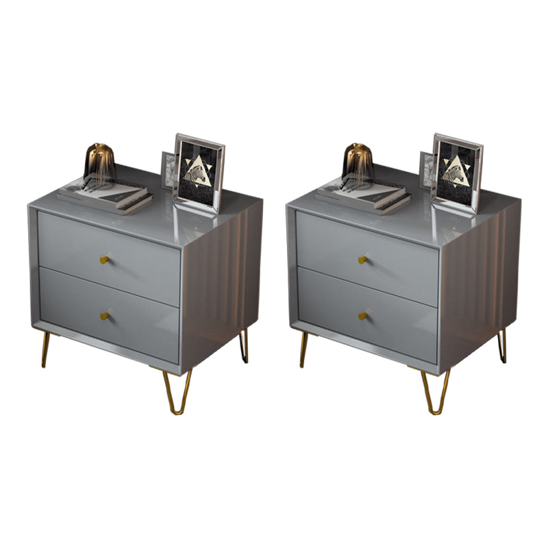 フェイクウッドベッドナイトスタンドドロワー付きコンテンポラリーベッドサイドキャビネット