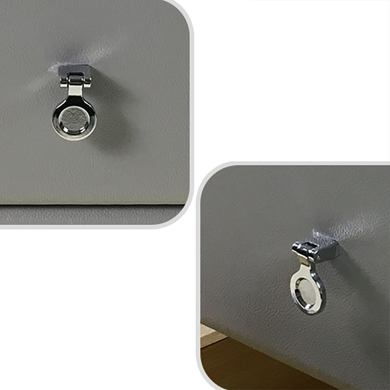 Glasbett Nachttisch zeitgenössischer Nachtschrank mit Schubladen