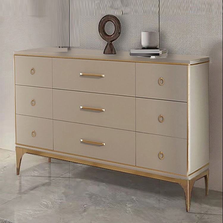 15.6-inch Width Storage Chest Contemporary Dresser with 9 Drawers 63"L x 16"W x 35"H Clearhalo 'Bedroom Furniture' 'Dressers & Chests' 'dressers_chests' 'furn' 'furn_dressers_chests' 'Furniture' 6598685