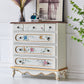 Cassettiera moderna in legno realizzata con cassettiera con 3/4/5 cassetti
