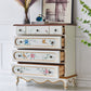 Cassettiera moderna in legno realizzata con cassettiera con 3/4/5 cassetti