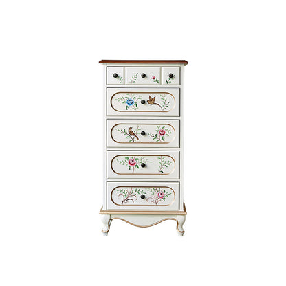 Cassettiera moderna in legno realizzata con cassettiera con 3/4/5 cassetti