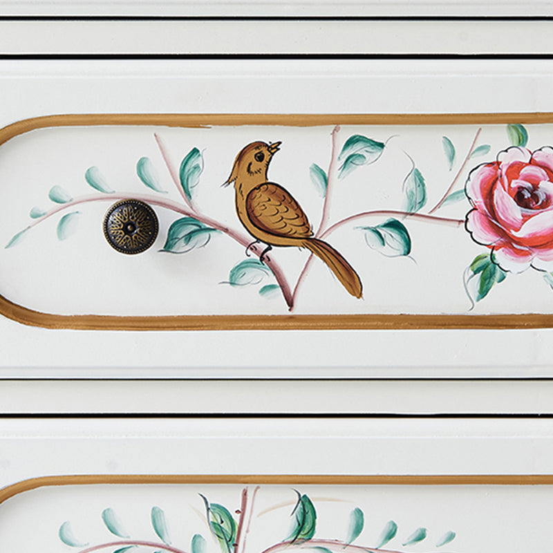 Cassettiera moderna in legno realizzata con cassettiera con 3/4/5 cassetti