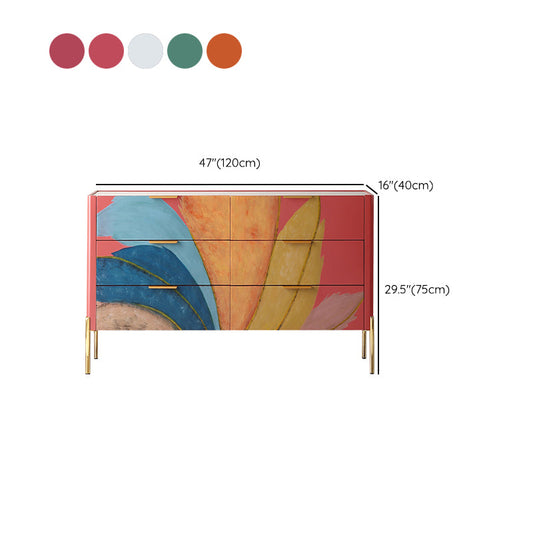 15.6-inch Width Modern Storage Chest Dresser Stone Storage Chest