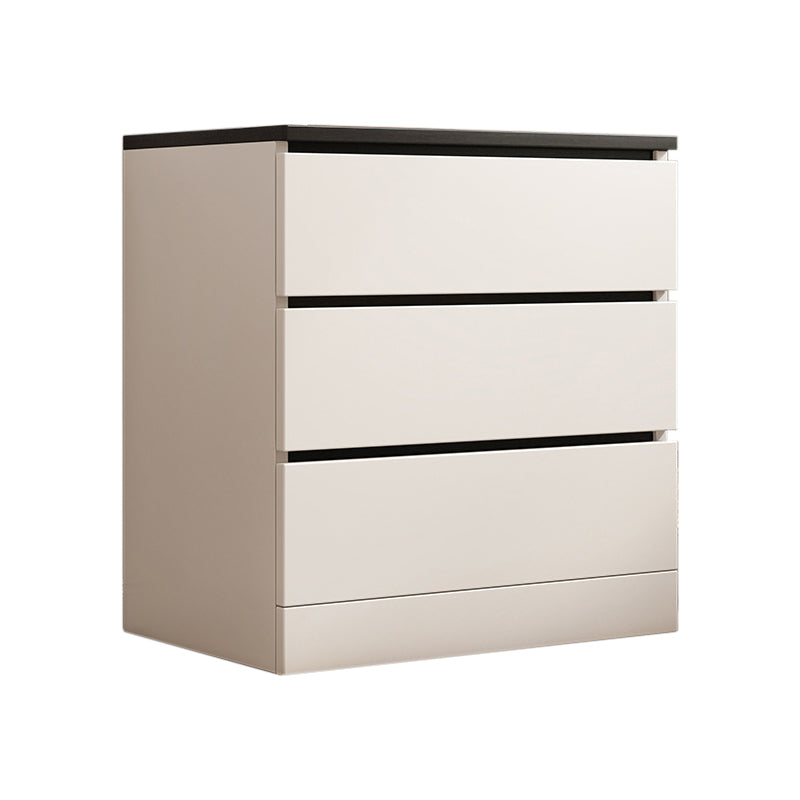 15.99-inch W Manufactured Wood Storage Chest Contemporary Dresser 24"L x 16"W x 27"H White-Black 3 Clearhalo 'Bedroom Furniture' 'Dressers & Chests' 'dressers_chests' 'furn' 'furn_dressers_chests' 'Furniture' 6598800