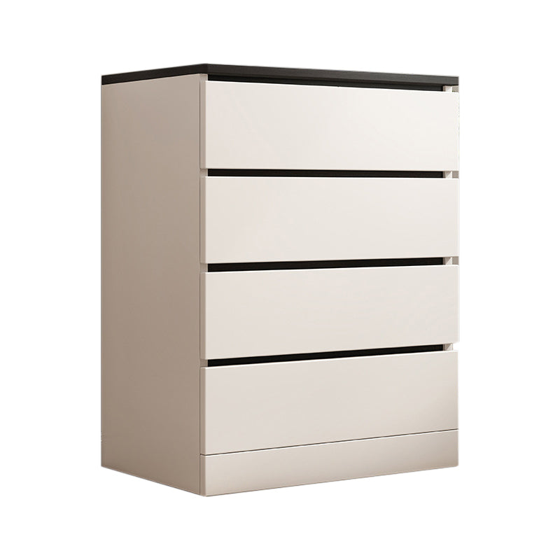 15.99-inch W Manufactured Wood Storage Chest Contemporary Dresser 24"L x 16"W x 35"H White-Black 4 Clearhalo 'Bedroom Furniture' 'Dressers & Chests' 'dressers_chests' 'furn' 'furn_dressers_chests' 'Furniture' 6598810