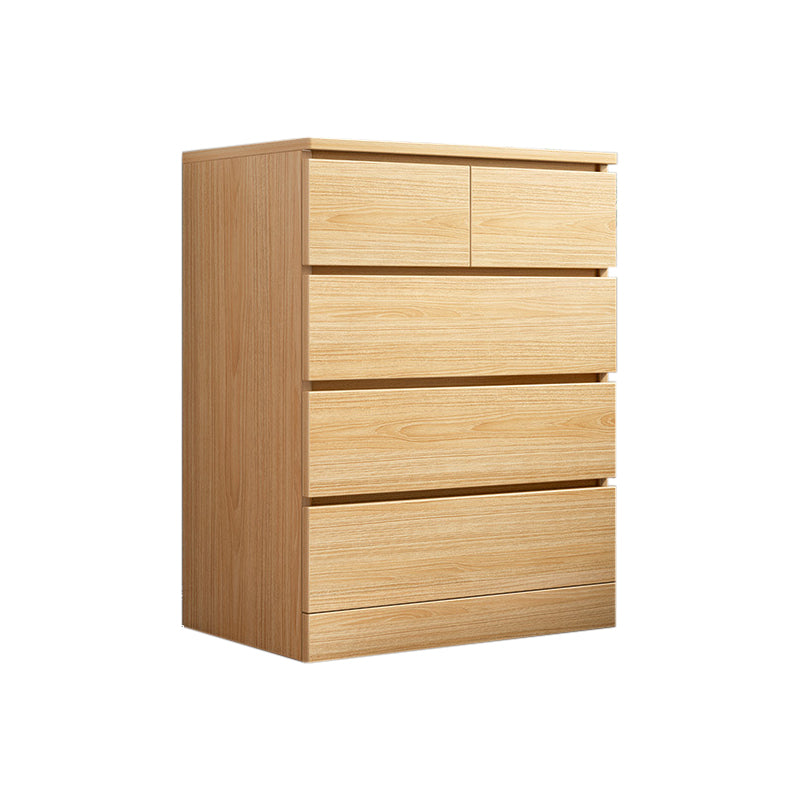 15.99-inch W Manufactured Wood Storage Chest Contemporary Dresser 24"L x 16"W x 35"H Natural 5 Clearhalo 'Bedroom Furniture' 'Dressers & Chests' 'dressers_chests' 'furn' 'furn_dressers_chests' 'Furniture' 6598818