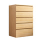 15.99-inch W Manufactured Wood Storage Chest Contemporary Dresser 24"L x 16"W x 43"H Natural 5 Clearhalo 'Bedroom Furniture' 'Dressers & Chests' 'dressers_chests' 'furn' 'furn_dressers_chests' 'Furniture' 6598819