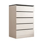 15.99-inch W Manufactured Wood Storage Chest Contemporary Dresser 24"L x 16"W x 43"H White-Black 5 Clearhalo 'Bedroom Furniture' 'Dressers & Chests' 'dressers_chests' 'furn' 'furn_dressers_chests' 'Furniture' 6598823