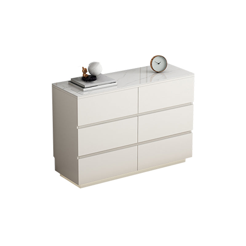 13.65-inch Width Stone Storage Chest Dresser Contemporary Dresser White Clearhalo 'Bedroom Furniture' 'Dressers & Chests' 'dressers_chests' 'furn' 'furn_dressers_chests' 'Furniture' 6598837