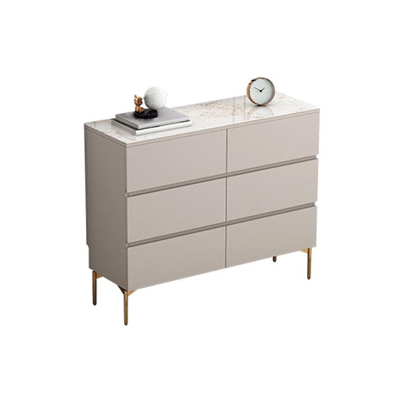 13.65-inch Width Stone Storage Chest Dresser Contemporary Dresser Grey Clearhalo 'Bedroom Furniture' 'Dressers & Chests' 'dressers_chests' 'furn' 'furn_dressers_chests' 'Furniture' 6598847