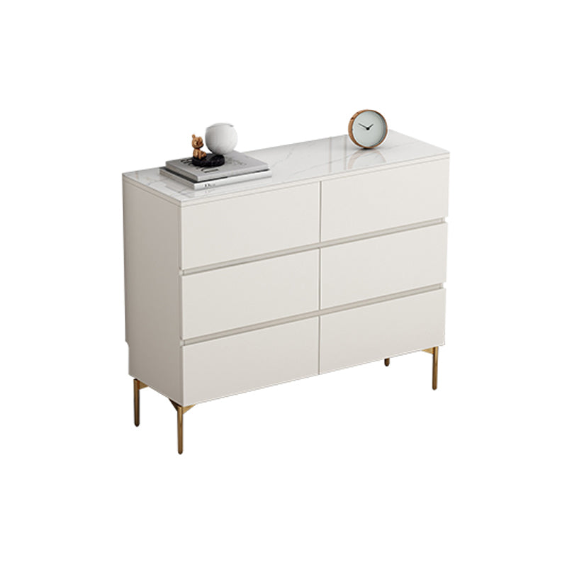 13.65-inch Width Stone Storage Chest Dresser Contemporary Dresser White Clearhalo 'Bedroom Furniture' 'Dressers & Chests' 'dressers_chests' 'furn' 'furn_dressers_chests' 'Furniture' 6598849