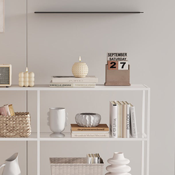 Contemporary Rectangle Console Accent Table Antique Finish Console Sofa Table in Metal Clearhalo 'Console Tables' 'console_tables' 'Entry & Mudroom Furniture' 'furn' 'furn_console_tables' 'Furniture' 6598943
