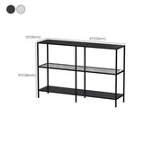 Contemporary Rectangle Console Accent Table Antique Finish Console Sofa Table in Metal Clearhalo 'Console Tables' 'console_tables' 'Entry & Mudroom Furniture' 'furn' 'furn_console_tables' 'Furniture' 6598947