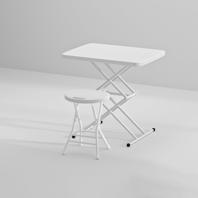 Escritorio de oficina contemporáneo escritorio de escritura rectangular con piernas blancas