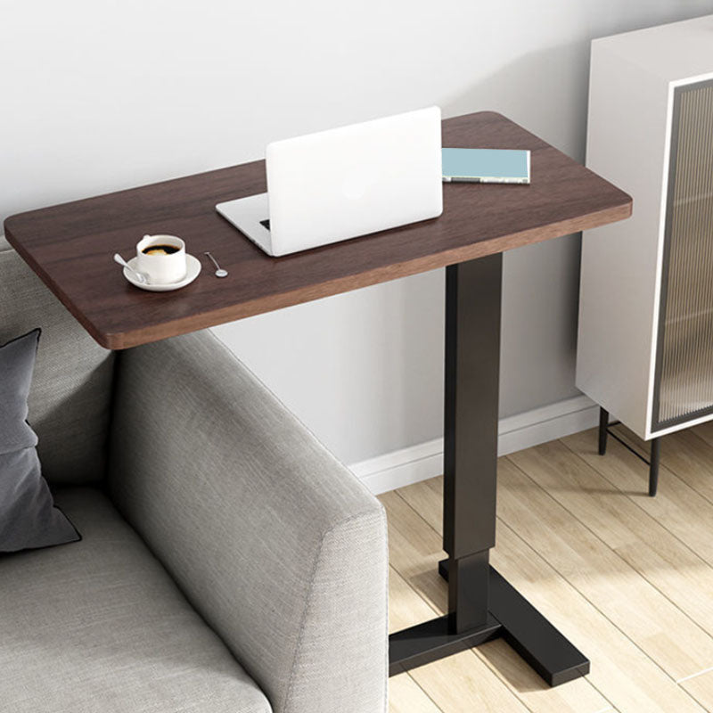 Contemporary Curved Writing Desk Pedestal Office Desk with Metal Legs Clearhalo 'furn' 'furn_office_desk' 'Furniture' 'Office Desks' 'Office Furniture' 'office_desk' 6599650