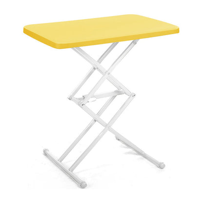 Contemporary Bedroom Office Desk Rectangular Writing Desk with Legs 25.2"L x 17.7"W x 27.5"H Yellow Clearhalo 'furn' 'furn_office_desk' 'Furniture' 'Office Desks' 'Office Furniture' 'office_desk' 6599729